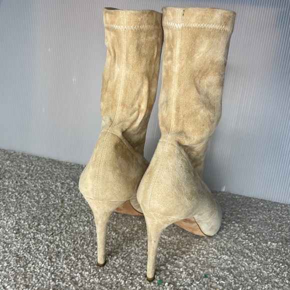 Nude peep toe Booties size 39 - Picture 2 of 3